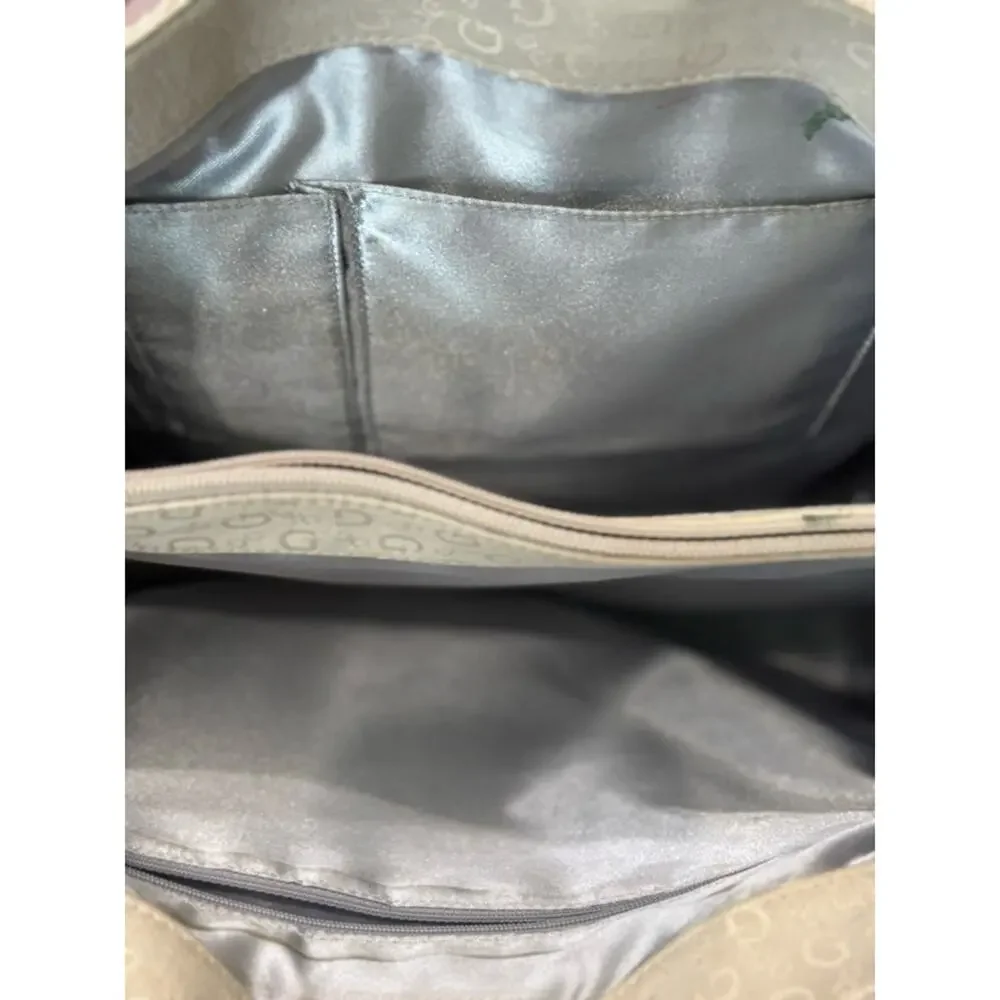Y2k Guess Beige Tote Bag Large